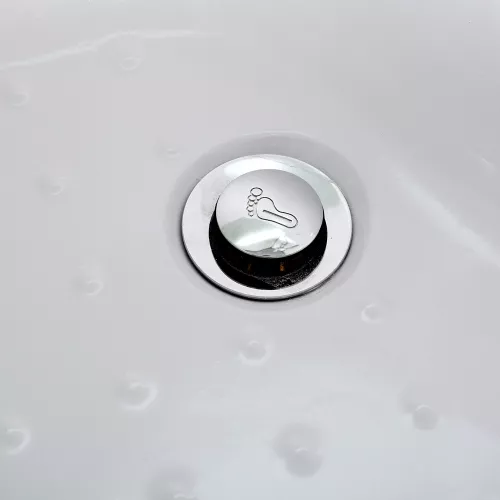 Душевая кабина AvaCan L980/990/910 с рисунком/хром/высокий, Цвет стекла: с рисунком, Цвет профиля: Хром, Тип поддона: Высокий, Выбрать размер: 80х80, Внешний вид: без гидромассажа, Наличие крыши: есть, изображение 14