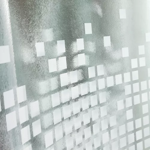 Душевая кабина AvaCan L980/990/910 с рисунком/хром/высокий, Цвет стекла: с рисунком, Цвет профиля: Хром, Тип поддона: Высокий, Выбрать размер: 80х80, Внешний вид: без гидромассажа, Наличие крыши: есть, изображение 9