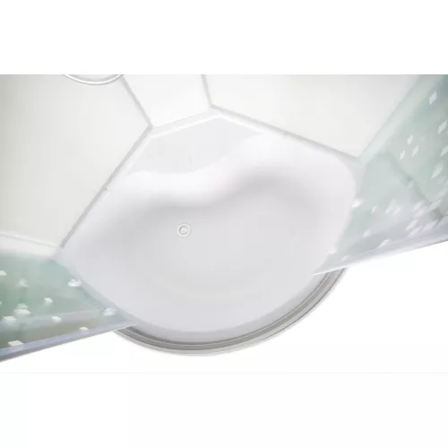 Душевая кабина AvaCan L980/990/910 с рисунком/хром/высокий, Цвет стекла: с рисунком, Цвет профиля: Хром, Тип поддона: Высокий, Выбрать размер: 80х80, Внешний вид: без гидромассажа, Наличие крыши: есть, изображение 11