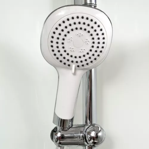 Душевая кабина AvaCan V8015/9015/1015/1215, Цвет стекла: прозрачное, Цвет профиля: Хром, Тип поддона: Низкий, Выбрать размер: 80х80, Внешний вид: Гидромассаж + электрика, Наличие крыши: есть, изображение 18