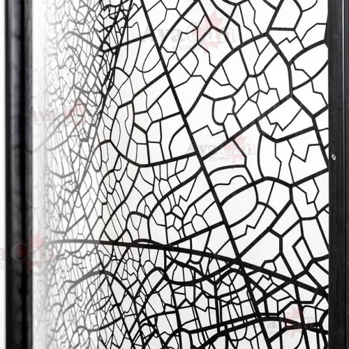 Душевой уголок AvaCan FB+SB с рисунком/черный, Цвет стекла: с рисунком, Цвет профиля: Черный, Выбрать размер: 120-140х80, изображение 11