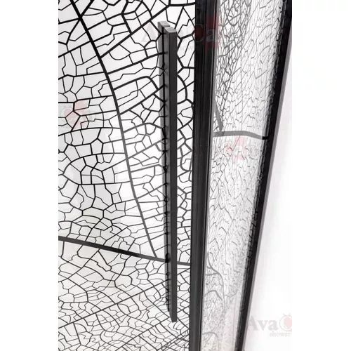 Душевой уголок AvaCan PB 90/100, Цвет стекла: с рисунком, Цвет профиля: Черный, Выбрать размер: 90х90, изображение 13