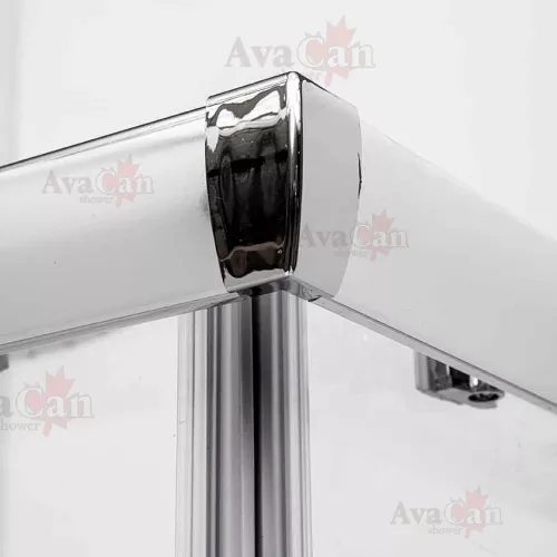 Душевой уголок AvaCan KС 80/100, Цвет стекла: прозрачное, Цвет профиля: Хром, Выбрать размер: 100-110х100-110, изображение 9