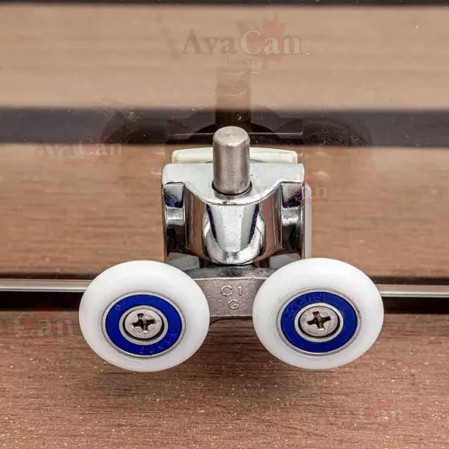 Душевой уголок AvaCan FC2 прозрачное/хром, Цвет стекла: прозрачное, Цвет профиля: Хром, Выбрать размер: 190-210х100, изображение 8