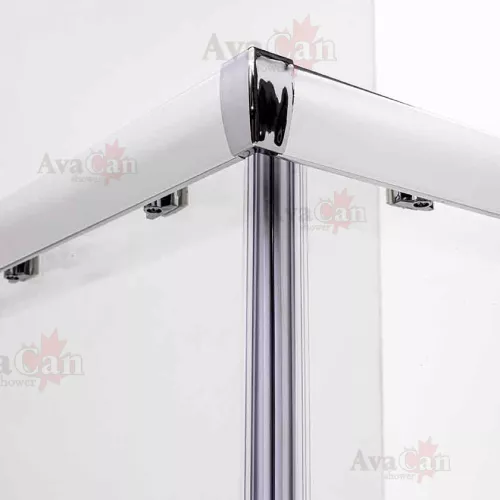 Душевой уголок AvaCan KС 80/100, Цвет стекла: прозрачное, Цвет профиля: Хром, Выбрать размер: 100-110х100-110, изображение 7