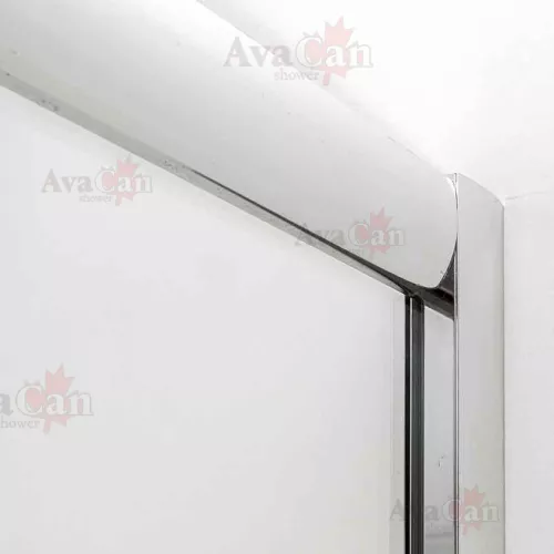 Душевой уголок AvaCan FC+SС прозрачное/хром, Цвет стекла: прозрачное, Цвет профиля: Хром, Выбрать размер: 120-140х90, изображение 11