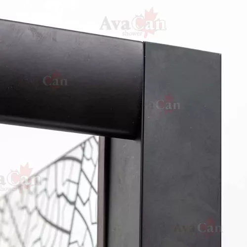 Душевой уголок AvaCan KB 80/100, Цвет стекла: с рисунком, Цвет профиля: Черный, Выбрать размер: 80-90х80-90, изображение 10