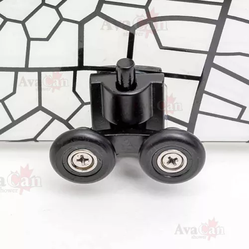 Душевой уголок AvaCan HB 80/90/100/120, Цвет стекла: с рисунком, Цвет профиля: Черный, Выбрать размер: 80х80, изображение 7