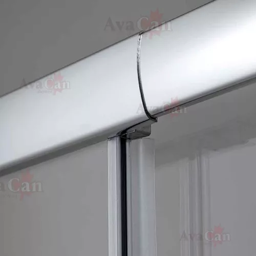 Душевой уголок AvaCan FC2 прозрачное/хром, Цвет стекла: прозрачное, Цвет профиля: Хром, Выбрать размер: 190-210х100, изображение 6