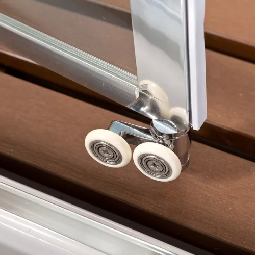 Душевая кабина AvaCan Z111, Цвет стекла: прозрачное, Цвет профиля: Хром, Тип поддона: Низкий, Выбрать размер: 100х100, Внешний вид: Гидромассаж + электрика, Наличие крыши: есть, изображение 17