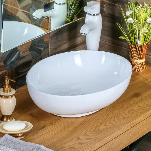 Раковина MELANA MLN-320316, Выбрать цвет: Белая