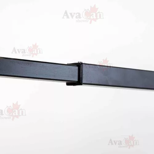 Душевая перегородка AvaCan MB100/110/120, Цвет стекла: с рисунком, Цвет профиля: Черный, Выбрать размер: 120, изображение 10