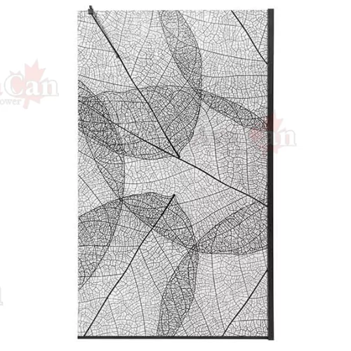 Душевая перегородка AvaCan MB100/110/120 MT, Цвет стекла: матовое с рисунком, Цвет профиля: Черный, Выбрать размер: 110, изображение 5