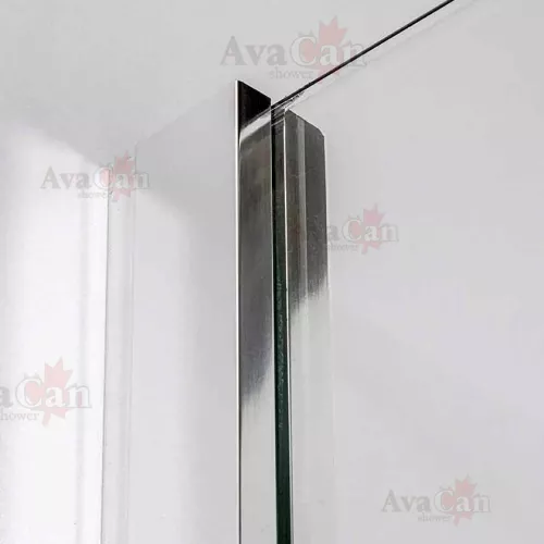 Душевая перегородка AvaCan MC100/110/120, Цвет стекла: прозрачное, Цвет профиля: Хром, Выбрать размер: 120, изображение 6