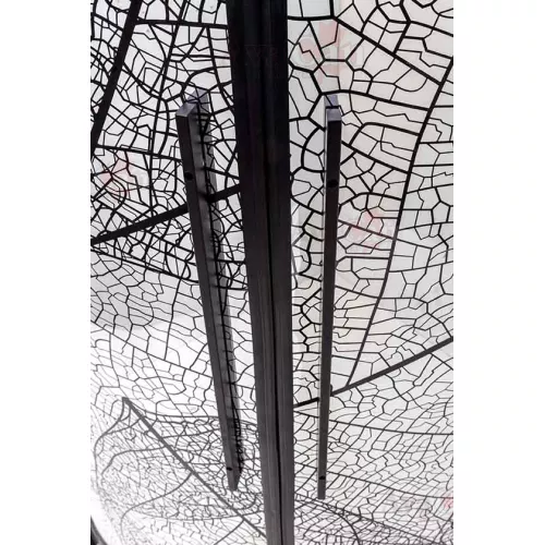 Душевая дверь в нишу AvaCan FB2, Цвет стекла: с рисунком, Цвет профиля: Черный, Выбрать размер: 170-190, изображение 10