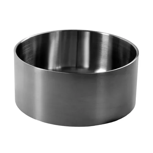 Раковина Ring380 MELANA ProfLine 1,2/160 САТИН накладная круглая Ring380, БЕЗ донного клапана, изображение 3