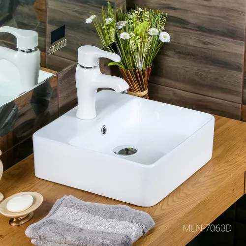 Раковина MELANA MLN-7063D/7063B, Выбрать размер: 38х38х12