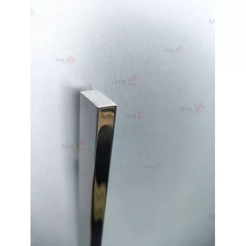 Душевая дверь в нишу AvaCan FС MT, Цвет стекла: матовое, Цвет профиля: Хром, Выбрать размер: 120-140, изображение 3