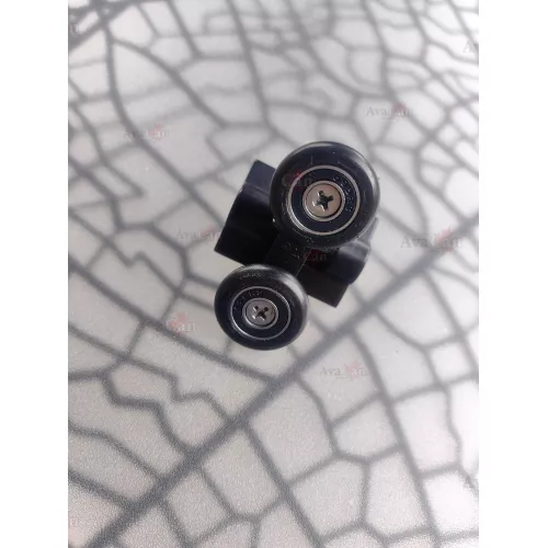 Душевой уголок AvaCan FB2 матовое с рисунком/черный, Цвет стекла: матовое с рисунком, Цвет профиля: Черный, Выбрать размер: 170-190х90, изображение 10