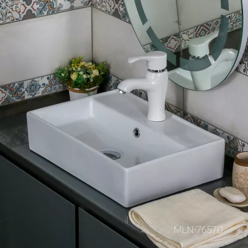 Раковина MELANA MLN-7657D, Выбрать размер: 50х35х12, изображение 2