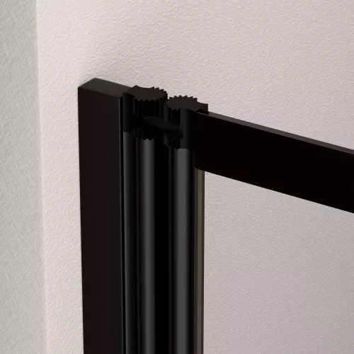 Шторка на ванну RGW SC-40B, Цвет стекла: прозрачное, Цвет профиля: Черный, Выбрать размер: 100, изображение 7