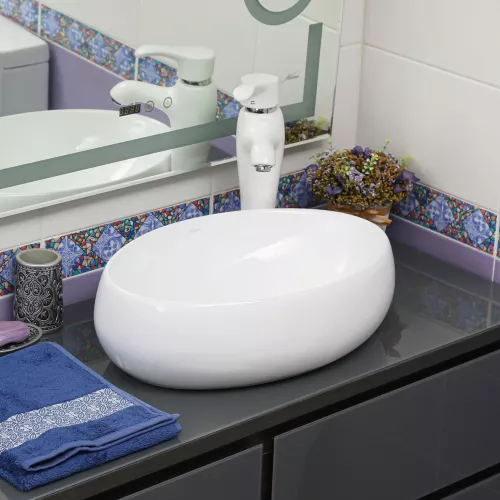 Раковина MELANA MLN-320317/320315, Выбрать размер: 49х35х14, изображение 9