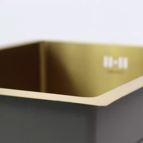 Мойка D5138HG MELANA ProfLine 1,2/220 ЗОЛОТО врезная, Выбрать цвет: Золото, изображение 3