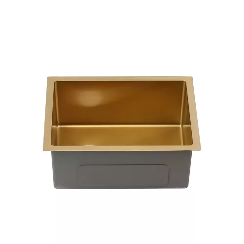 Мойка D5138HG MELANA ProfLine 1,2/220 ЗОЛОТО врезная, Выбрать цвет: Золото, изображение 5