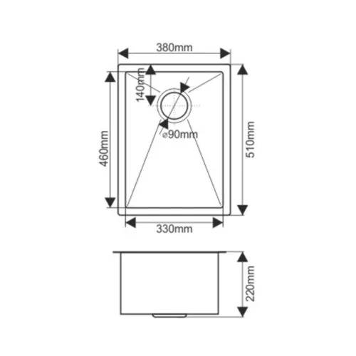 Мойка D5138HG MELANA ProfLine 1,2/220 ЗОЛОТО врезная, Выбрать цвет: Золото, изображение 11