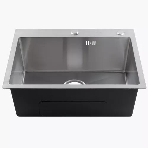 Мойка D6045H+4 сатин MELANA ProfLine 3,0/220 комплект мойки из нержавеющей стали 5 в 1, изображение 3