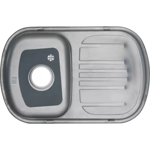 Мойка 7749 U MELANA 0.8/180  врезная   с сифоном, изображение 3