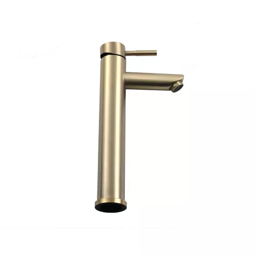 Смеситель д/ум MELANA-610102PVD-G Tondo нерж.сталь, однорычажный, золото, Выбрать цвет: Золото, изображение 6