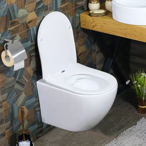 Унитаз подвесной безободковый MELANA MLN-B2342, изображение 2