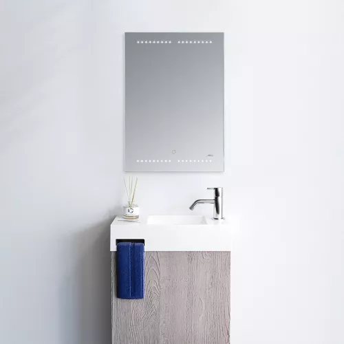 Зеркало с LED-подсветкой MELANA-5070 50х70см, изображение 5