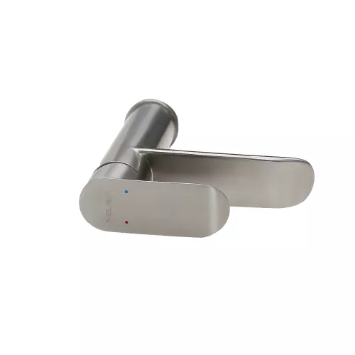 Смеситель д/ум MELANA-610601 Paola Hi-tech нерж.сталь, однорычажный, сатин, литой излив, изображение 5