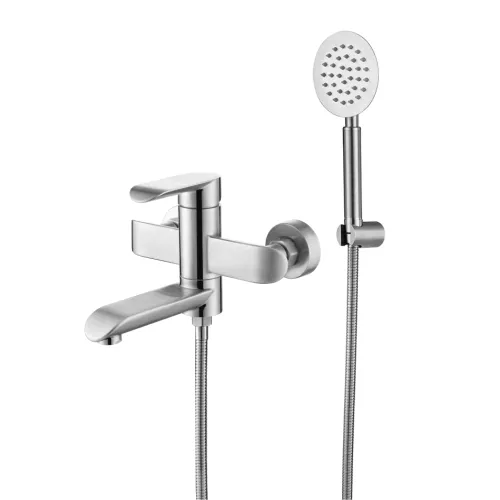 Смеситель д/ванны MELANA-610604 Paola Hi-tech нерж.сталь,сатин, изображение 2