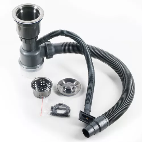 Мойка H4453 MELANA ProfLine 3,0/220 САТИН врезная  с коландером, изображение 2