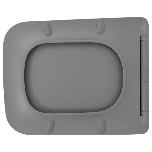 Унитаз-компакт MELANA MLN-310306MG матовый серый, Выбрать цвет: Серый, изображение 15