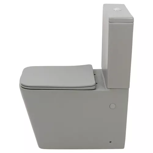 Унитаз-компакт MELANA MLN-310306MG матовый серый, Выбрать цвет: Серый, изображение 5