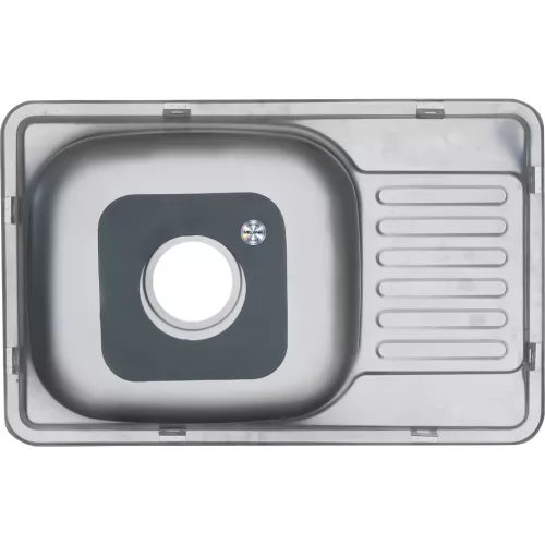 Мойка 6642 U MELANA 0,6/0,8/160 врезная  с сифоном, Внешний вид: толщина 0,6, изображение 3
