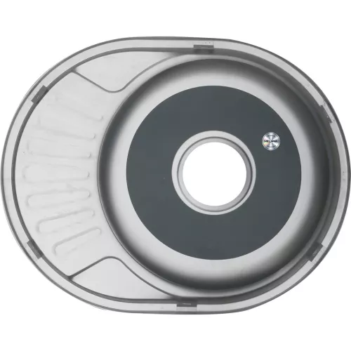 Мойка 5745 U MELANA 0,6/0,8/160 врезная  с сифоном, Внешний вид: толщина 0,6, изображение 4