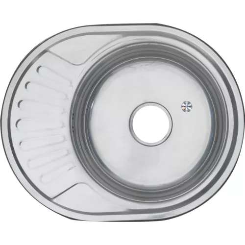 Мойка 5745 U MELANA 0,6/0,8/160 врезная  с сифоном, Внешний вид: толщина 0,6, изображение 3