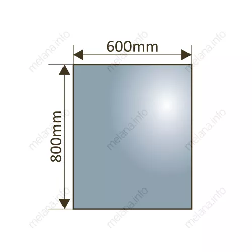 Зеркало с LED-подсветкой MELANA-6080 ,60х80см, изображение 4