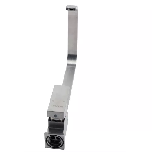 Смеситель д/кухни MELANA-F8113 нерж.сталь, однорычажный, сатин, высокий излив, изображение 8