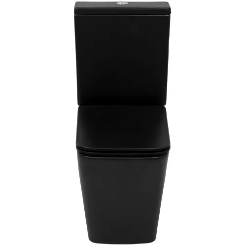 Унитаз-компакт MELANA MLN-310306MB матовый черный, Выбрать цвет: Черный, изображение 3