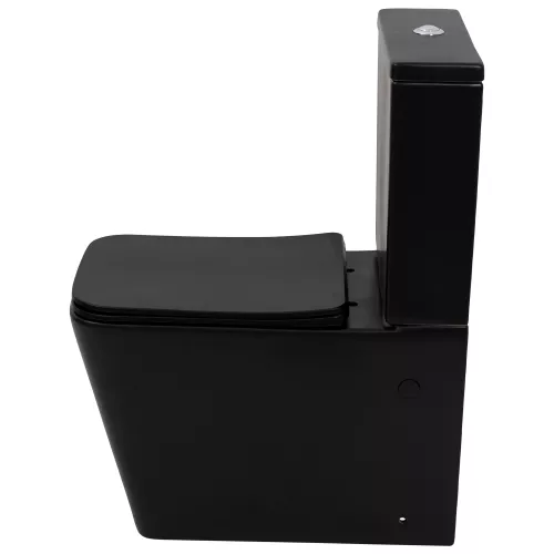 Унитаз-компакт MELANA MLN-310306MB матовый черный, Выбрать цвет: Черный, изображение 5