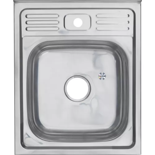 Мойка 5060 MELANA 0,4/0,6/0,8/160 накладная, Внешний вид: толщина 0,4