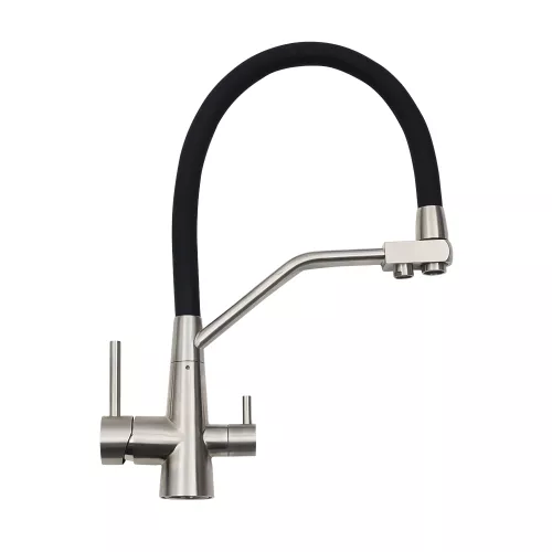 Смеситель д/кухни с гибким изливом и фильтром питьевой воды MELANA UNIQUI MLN-610701, изображение 2