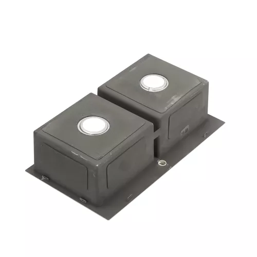 Мойка DS8045H MELANA ProfLine 3,0/220 САТИН 2-я чаша, врезная, изображение 5