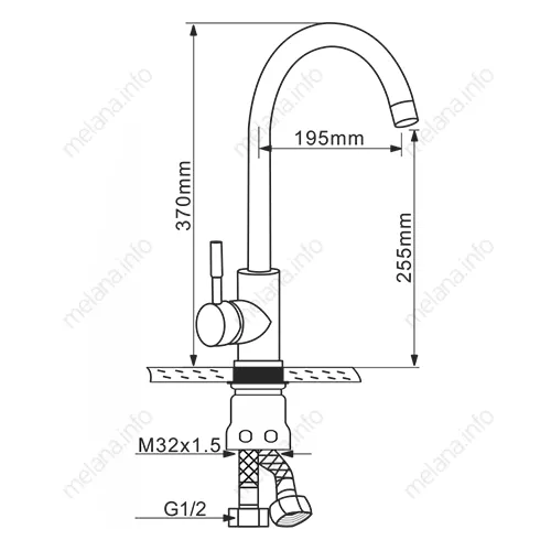 Мойка D6045H+4 сатин MELANA ProfLine 3,0/220 комплект мойки из нержавеющей стали 5 в 1, изображение 16